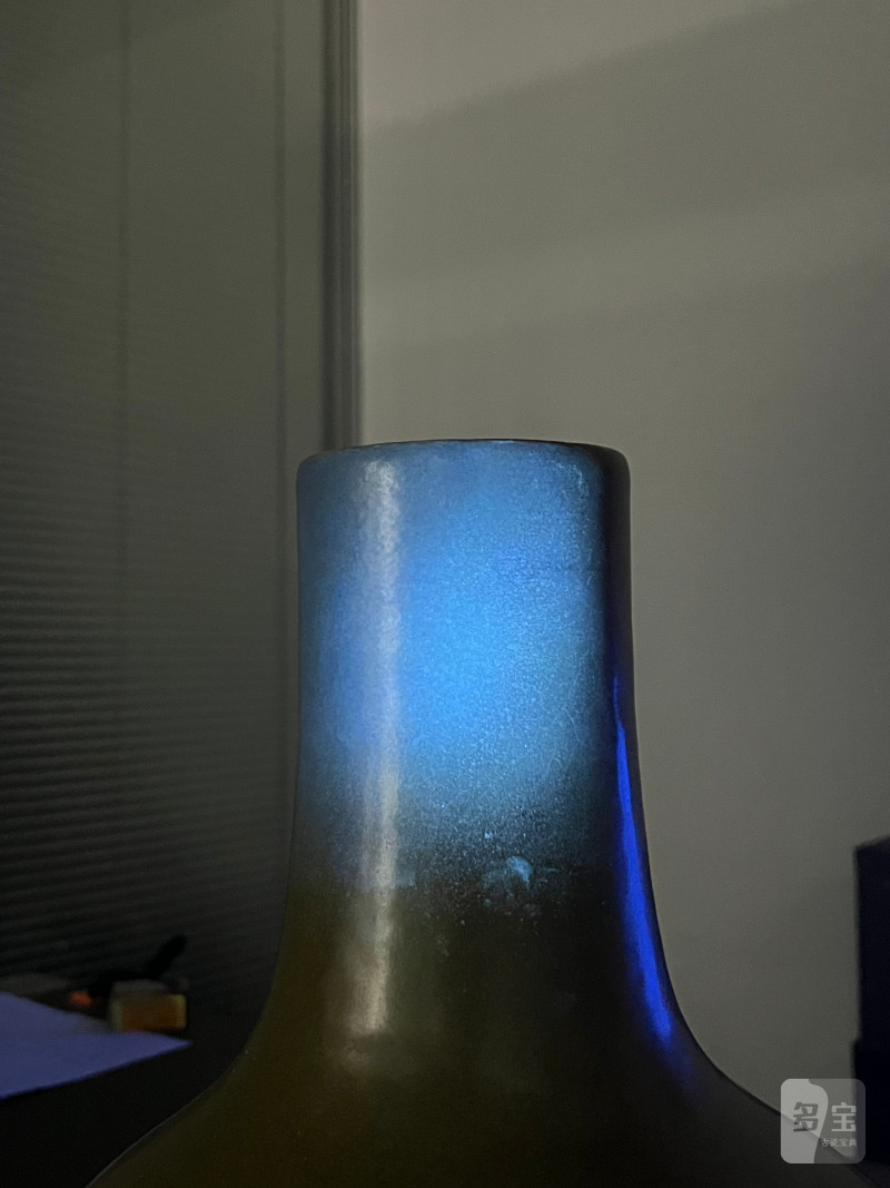 清光绪  茶叶末釉荸荠瓶 - 图22